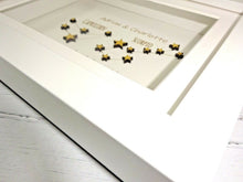 Load image into Gallery viewer, Personalised Wedding Anniversary Box Frame "A perfect Zodiac Match"