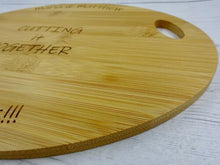 Load image into Gallery viewer, Funny Personalised Wedding Anniversary Chopping Board