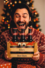 Load image into Gallery viewer, Personalised Wooden Reindeer Crate