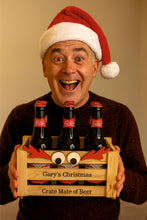 Load image into Gallery viewer, Personalised Wooden Reindeer 'Crate Mate'