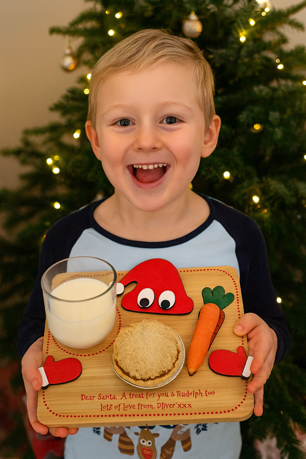 PERSONALISED SANTA TREAT BOARD