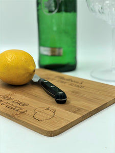 Personalised Gin Lovers Chopping Board