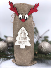 Load image into Gallery viewer, Personalised cute reindeer bottle bag