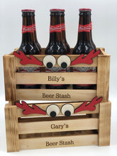 Load image into Gallery viewer, Personalised Wooden Reindeer Crate