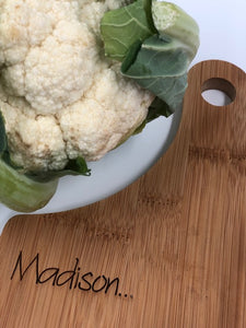 FUNNY VEGETARIAN GIFT Personalised Chopping Board