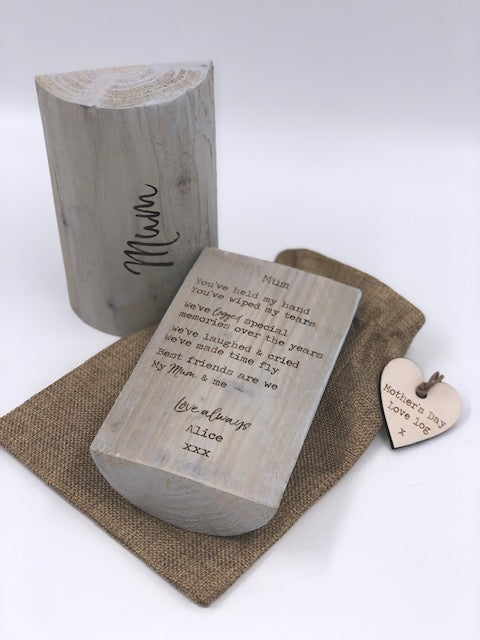 Mother's Day Personalised LOVE LOG