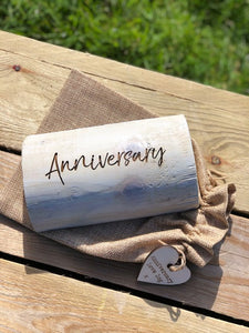 Wedding Anniversary Personalised LOVE LOG