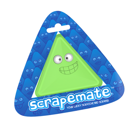 SCRAPEMATE Your Lucky Lottery Scratchcard Scraper! (Cheesy)