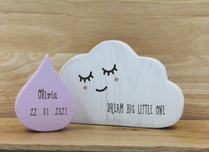 Sleepy Cloud & Raindrop Gift Set