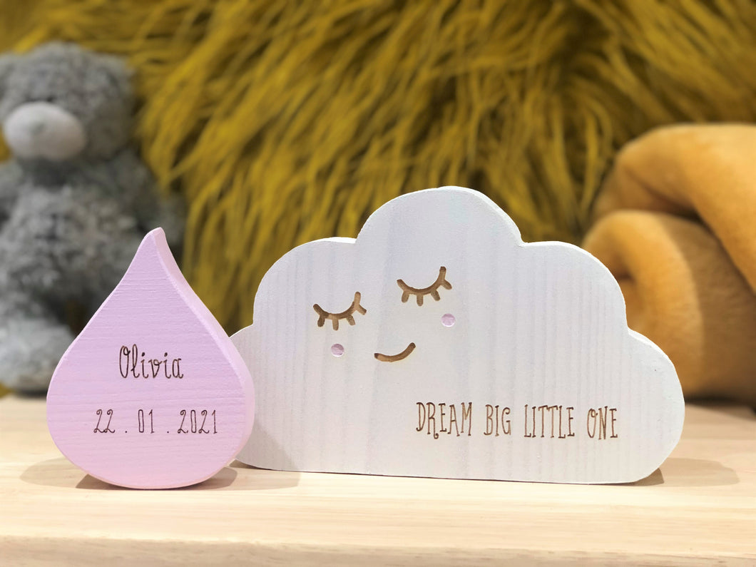 Sleepy Cloud & Raindrop Gift Set