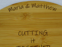 Load image into Gallery viewer, Funny Personalised Wedding Anniversary Chopping Board