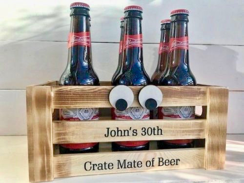 Personalised Birthday Crate Mates (any age & content choice)