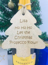 Load image into Gallery viewer, Funny Personalised Christmas Tree Alcohol Bottle Plaque (Choose your alcohol type)