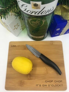 Personalised Gin Lovers Chopping Board