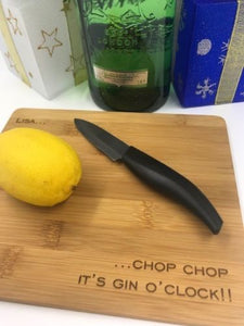 Personalised Gin Lovers Chopping Board