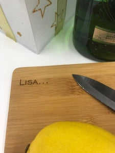 Personalised Gin Lovers Chopping Board