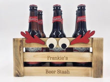 Load image into Gallery viewer, Personalised Wooden Reindeer Crate